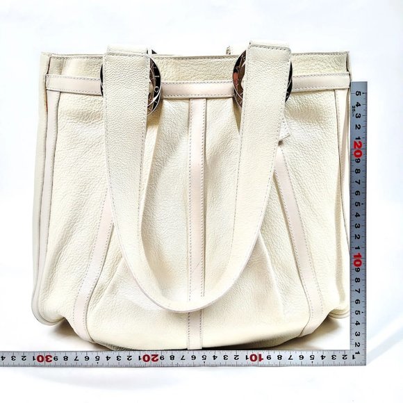 Bvlgari Hand Bag White Leather 1263677 - Picture 2 of 9